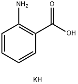 Benzoic acid, 2-amino-, potassium salt (1:1) Structure