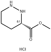 Methyl (S)-hexahydropyridazine-3-carboxylate hydrochloride Structure