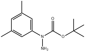 1-(3,5-二甲基苯基)肼-1-羧酸叔丁酯,380383-80-2,结构式