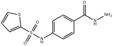 N-[4-(肼羰基)苯基]噻吩-2-磺酰胺 结构式
