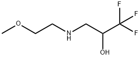 2-Propanol, 1,1,1-trifluoro-3-[(2-methoxyethyl)amino]- Struktur