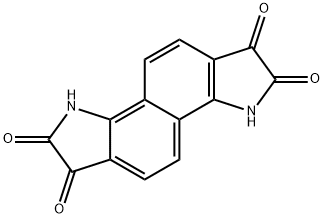 Indolo[7,6-g]indole-1,2,6,7-tetrone, 3,8-dihydro- Structure