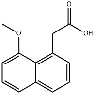 1-Naphthaleneacetic acid, 8-methoxy- 结构式