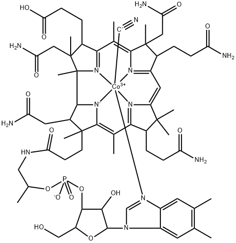 cyanocobalamin-b-monocarboxylic acid Structure