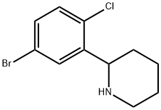 Piperidine, 2-(5-bromo-2-chlorophenyl)-|
