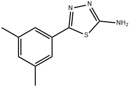 5-(3,5-二甲基苯基)-1,3,4-噻二唑-2-胺,383130-54-9,结构式