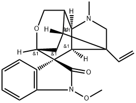 钩吻绿碱, 38990-03-3, 结构式