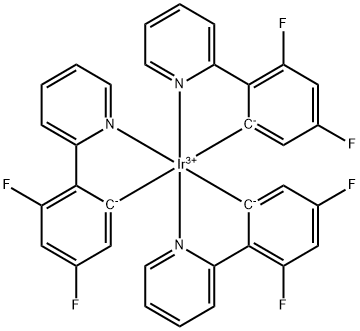 FAC-IR(DFPPY)3 结构式