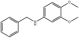 Benzenemethanamine, N-(3,4-dimethoxyphenyl)- Structure