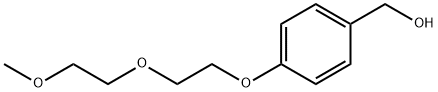 {4-[2-(2-Methoxyethoxy)ethoxy]phenyl}methanol Structure