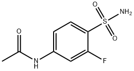 Acetamide, N-[4-(aminosulfonyl)-3-fluorophenyl]- Structure