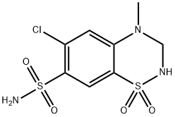 氢氯噻嗪杂质O,3950-44-5,结构式