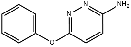3-Pyridazinamine, 6-phenoxy- Structure