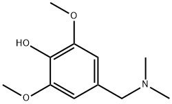 2,6-dimethoxy-4-<(N,N-dimethylamino)methyl>phenol Struktur