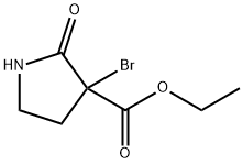 ethyl 3-bromo-2-oxopyrrolidine-3-carboxylate Structure