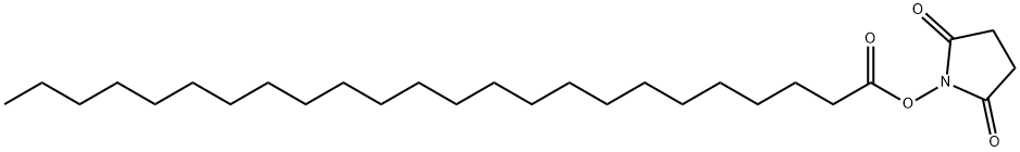 1-[(1-Oxotetracosyl)oxy]-2,5-pyrrolidinedione, 39782-75-7, 结构式