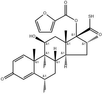 糠酸氟替卡松奥瑞特杂质C 结构式