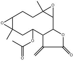 Epitulipinolide diepoxide Structure