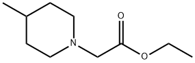 1-Piperidineacetic acid, 4-methyl-, ethyl ester 结构式