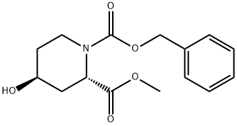 (2S,4S)-1-Benzyl 2-Methyl 4-Hydroxypiperidine-1,2-Dicarboxylate(WX642116) Struktur