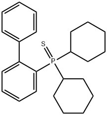 2-(Dicyclohexylphosphinothioyl)biphenyl 结构式