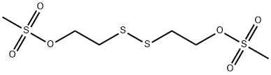 Ethanol, 2,2'-dithiobis-, 1,1'-dimethanesulfonate Structure