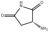 2,5-Pyrrolidinedione, 3-amino-, (3R)- Structure