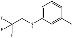 Benzenamine, 3-methyl-N-(2,2,2-trifluoroethyl)- 化学構造式