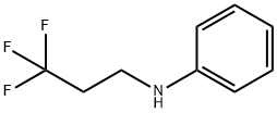 N-(3,3,3-trifluoropropyl)aniline 化学構造式