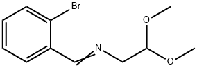 Ethanamine, N-[(2-bromophenyl)methylene]-2,2-dimethoxy- Structure