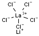 塩化ランタン(III)ビス(塩化リチウム)錯体 溶液 化学構造式