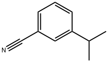 Benzonitrile, 3-(1-methylethyl)- Structure