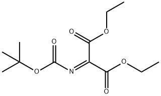 Propanedioic acid, 2-[[(1,1-dimethylethoxy)carbonyl]imino]-, 1,3-diethyl ester 结构式