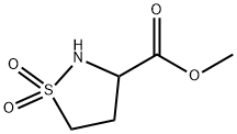 异噻唑烷-3-羧酸甲酯1,1-二氧化物, 409107-64-8, 结构式
