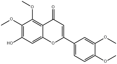 4H-1-Benzopyran-4-one, 2-(3,4-dimethoxyphenyl)-7-hydroxy-5,6-dimethoxy-