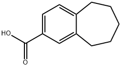6,7,8,9-四氢-5H-苯并[7]环烯-2-羧酸,41068-24-0,结构式
