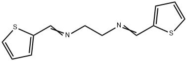 1,2-Ethanediamine, N1,N2-bis(2-thienylmethylene)- Struktur