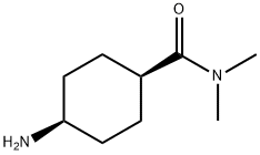 Cyclohexanecarboxamide, 4-amino-N,N-dimethyl-, cis- Structure