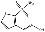 2-Thiophenesulfonamide, 3-[(hydroxyimino)methyl]- 结构式