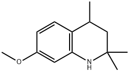 Quinoline, 1,2,3,4-tetrahydro-7-methoxy-2,2,4-trimethyl- Structure