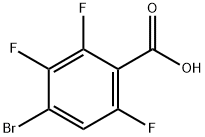 4-溴-2,3,6-三氟苯甲酸, 415965-35-4, 结构式