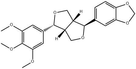 (+)-Epiaschantin, 41689-50-3, 结构式