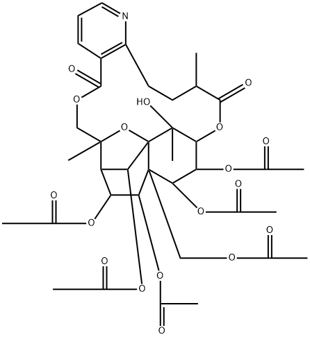 雷公藤新碱, 41758-69-4, 结构式