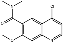 4-Chloro-7-methoxy-N,N-dimethylquinoline-6-carboxamide Structure