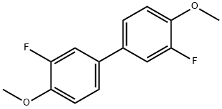 1,1'-Biphenyl, 3,3'-difluoro-4,4'-dimethoxy- Structure