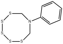 6H-1,2,3,4,5,7-Pentathiazocine, dihydro-7-phenyl-