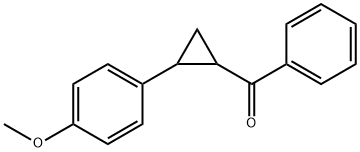 Methanone, [2-(4-methoxyphenyl)cyclopropyl]phenyl- Structure