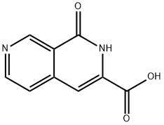 2,7-Naphthyridine-3-carboxylic acid, 1,2-dihydro-1-oxo- Structure