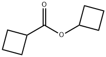 Cyclobutanecarboxylic acid, cyclobutyl ester Structure