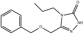 3H-1,2,4-Triazol-3-one, 2,4-dihydro-5-[(phenylmethoxy)methyl]-4-propyl- 结构式